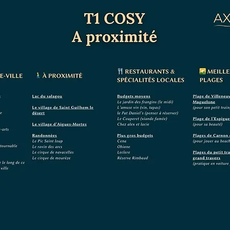 T1 Cosy- Terrasse - Parking Gratuit *