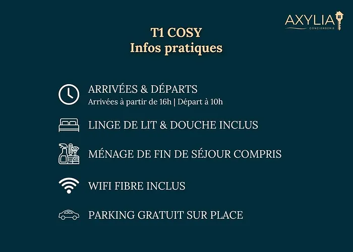 T1 Cosy- Terrasse - Parking Gratuit Lejlighed