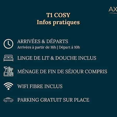 T1 Cosy- Terrasse - Parking Gratuit Appartamento